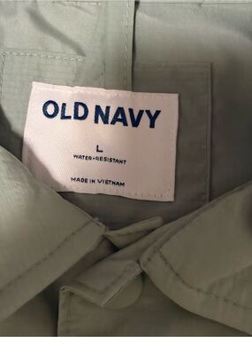 Old Navy Men's Button-Down Shirt - Light Sage Green